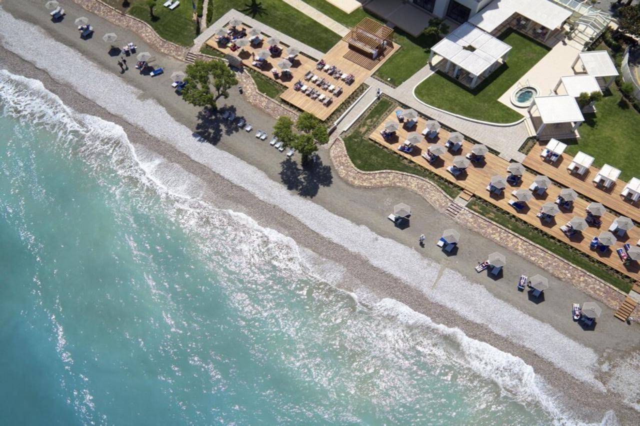 Electra Palace Rhodes إياليسوس المظهر الخارجي الصورة Aerial view of the beach