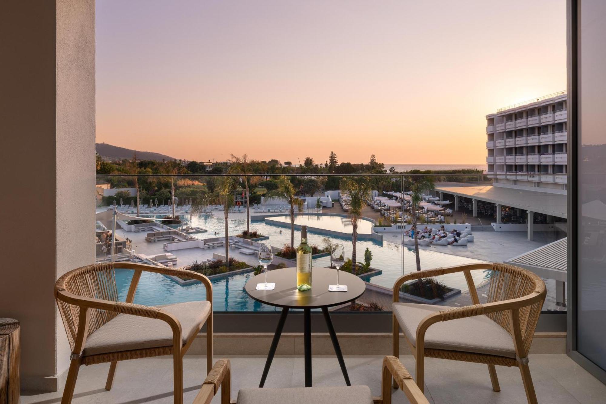 Electra Palace Rhodes إياليسوس المظهر الخارجي الصورة View from a room at the hotel